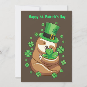 Einladung zu Happy St. Patrick's Day Sloth