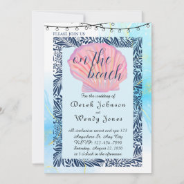 Einladung zu Hochzeiten am Strand