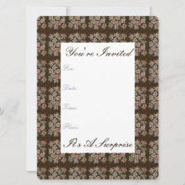 Einladung zu hübschen Schokoladepapier