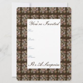 Einladung zu hübschen Schokoladepapier