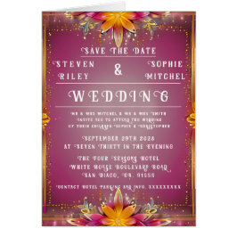 Einladung zu individuell gestaltbaren Blumenhochze