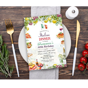 EINLADUNG ZU JEDEM EVENT - Italienisches Abendesse