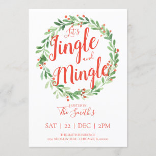 Einladung zu Jingle und Mingle-Holiday Party