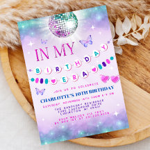 Einladung zu meiner Geburtstagszeit - Teen Birthda