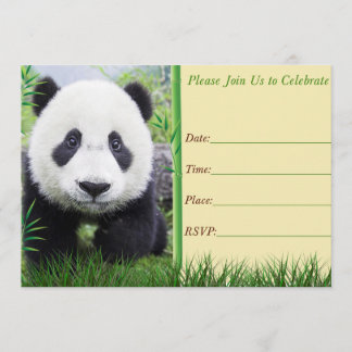 Einladung zu Panda zum Geburtstag