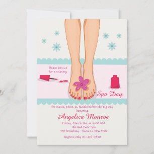 Einladung zu Pedicured Feet