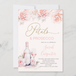 Einladung zu Petals und Prosecco Bridal Dusche