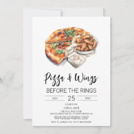 Einladung zu Pizza & Wings Before The Rings