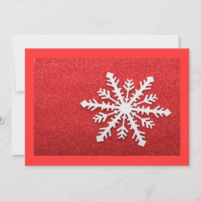 Einladung zu Snowflake (Vorderseite)