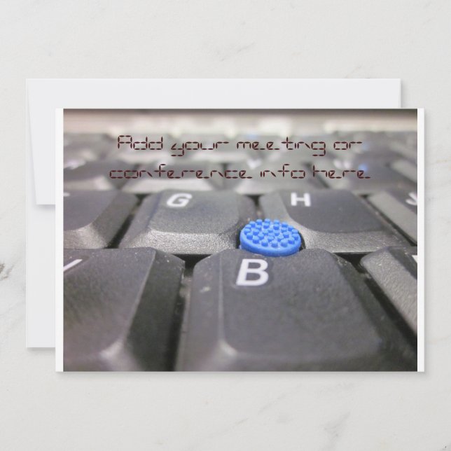 Einladung zu Tastatur (Vorderseite)