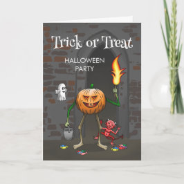 Einladung zu Trick oder Treat Halloween