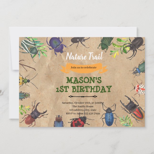 Einladung zu Vintagen Fehlern (Vorderseite)