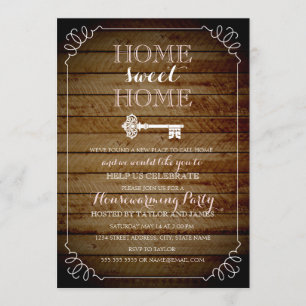 Einladung zu Vintager Schlüsselholzaussicht