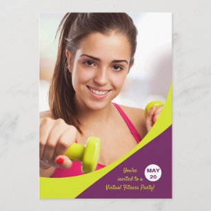 Einladung zu Wavy Design Foto Fitness