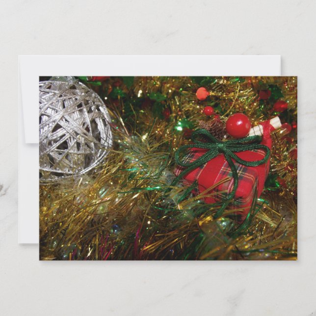 Einladung zu Weihnachten (Vorderseite)