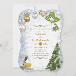 Einladung zu Weihnachten Brautparty