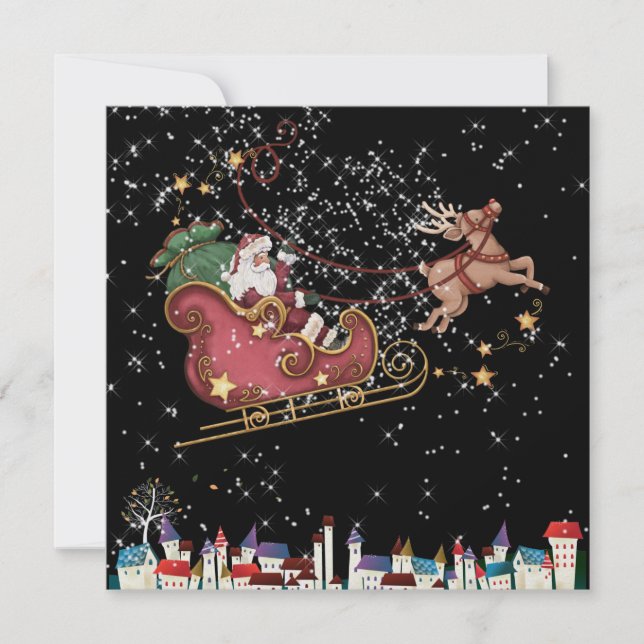 Einladung zu Weihnachten / Karte - SRF (Vorderseite)