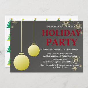 Einladung zu Weihnachtsfeiern