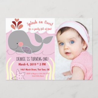 Einladung zu Whale 1. Geburtstag