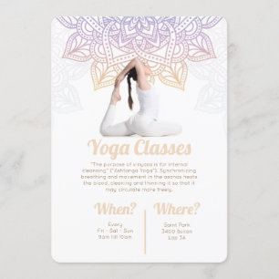 Einladung zu Yogastunden