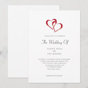 Einladung zu zwei Herz-Hochzeiten