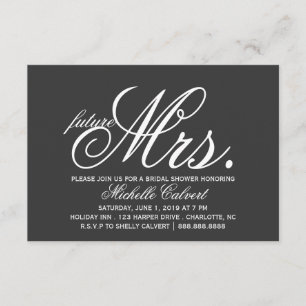 Einladung - zukünftige Frau