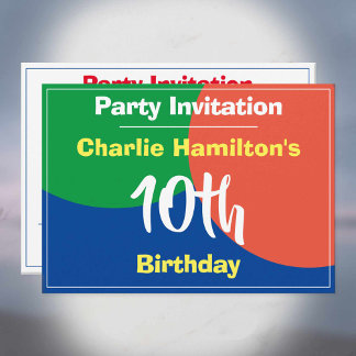 Einladung zum 10. Geburtstag