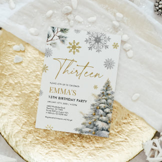 Einladung zum 13. Geburtstag, dreizehn Geburtstag