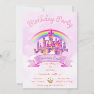 Einladung zum 1. Geburtstag einer Prinzessin - Edi