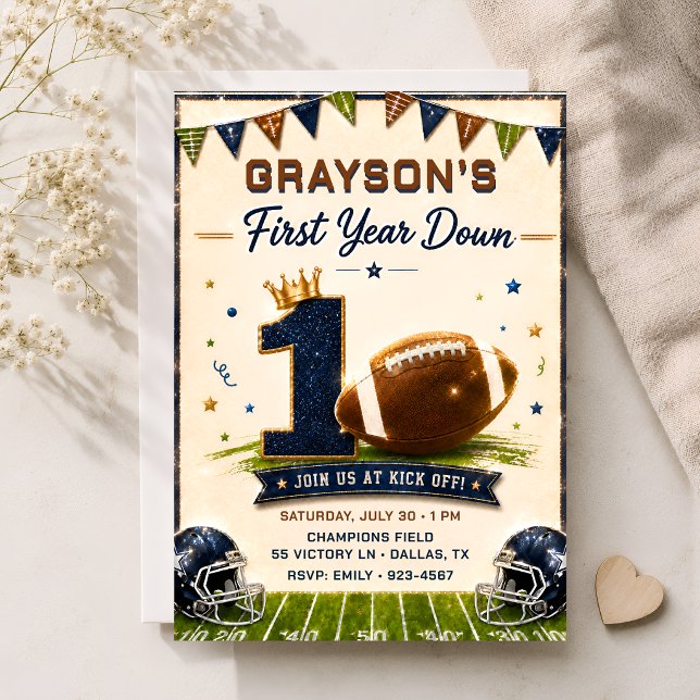 Einladung zum 1. Geburtstag - First Year Down (Von Creator hochgeladen)
