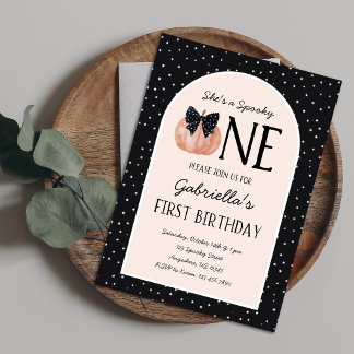 Einladung zum 1. Geburtstag von Little Pumpkin One