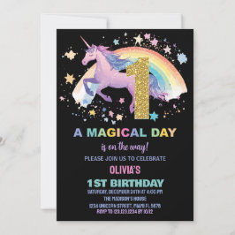 Einladung zum 1. Geburtstag von Unicorn