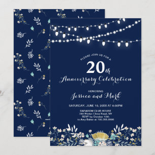 Einladung zum 20. Hochzeitstag der Marine & Gold
