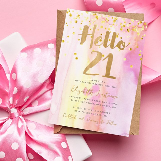 Einladung zum 21. Geburtstag (Von Creator hochgeladen)