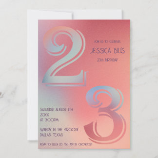 Einladung zum 23. Geburtstag