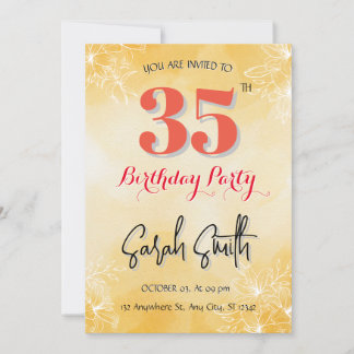 Einladung zum 25. Geburtstag