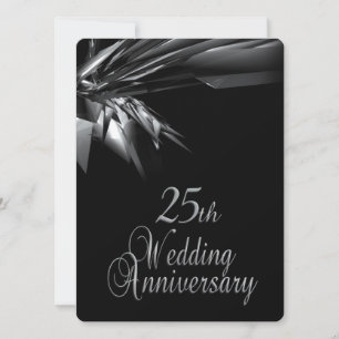 Einladung zum 25. Hochzeitstag