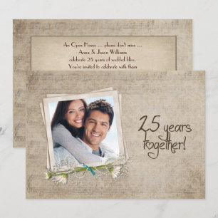 Einladung zum 25. Hochzeitstag Open House