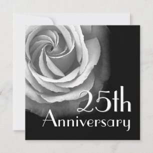Einladung zum 25. Jahrestag - SILVER-Rose