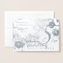 Einladung zum 25. Silver Wedding Jubiläum