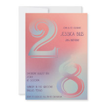 Einladung zum 28. Geburtstag