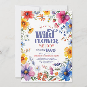 Einladung zum 2. Geburtstag von Wildflower