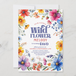 Einladung zum 2. Geburtstag von Wildflower