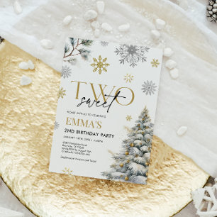Einladung zum 2. Geburtstag, Winter 2 Geburtstag