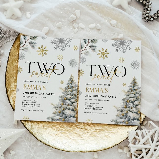 Einladung zum 2. Geburtstag, Winter 2 Geburtstag (Von Creator hochgeladen)