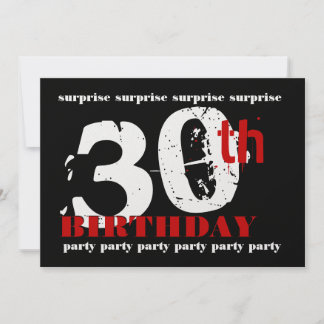 Einladung zum 30. Geburtstag