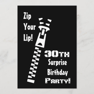 Einladung zum 30. Geburtstag