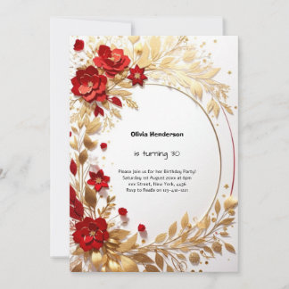 Einladung zum 30. Geburtstag