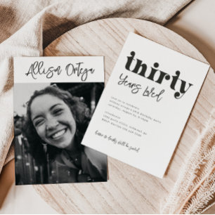 Einladung zum 30. Geburtstag Foto 30. Geburtstag