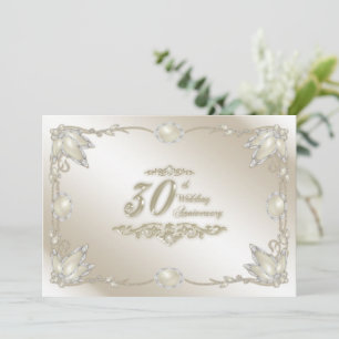 Einladung zum 30. Hochzeitstag